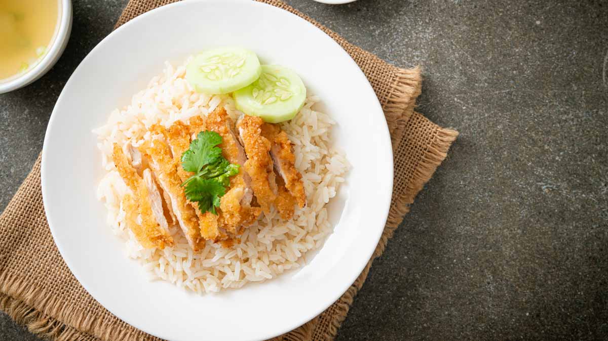 kurczak i ryż w białej diecie
